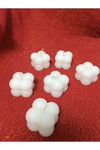 50 Adet Özel Mini Bubble Mum Davet Nikah Söz Nişan Kına Hediyeliği ürün fotoğrafı