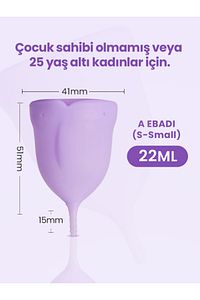 ®  Adet Kabı - Medikal Sınıf Silikon Menstrual Cup / Regl Kabı (A Size) ürün fotoğrafı
