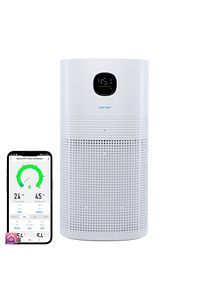 Air Purifier H13 Hepa Filtre Akıllı Hava Temizleyici Beyaz ürün fotoğrafı