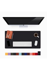 Lindos - Deri Masa Matı, Masa Pedi, Büyük Mouse Pad, Oyuncu Masa Matı Deri Mouse Pad ürün fotoğrafı