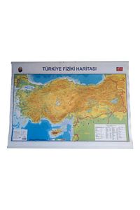 Türkiye Siyasi Ve Fiziki Haritası 50x70 Cm Çift Taraflı ürün fotoğrafı