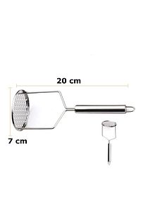 Lüks Paslanmaz Metal Patates Ezici Püre Yapıcı ürün fotoğrafı