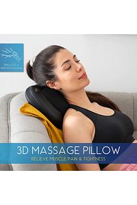 ERG-719 Shiatsu Ovmalı Isıtmalı Masaj Yastığı Boyun, Omuz, Sırt Masaj Aleti ürün fotoğrafı