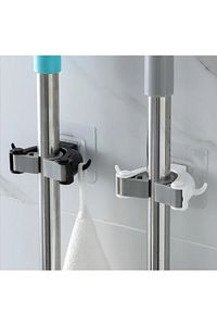 1 Adet Çok Amaçlı Paspas ,süpürge, Fırça Ve Mob Askısı Sap Tutucu Mutfak Ve Banyo Askısı 1 Adet ürün fotoğrafı