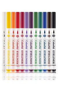 12 Renk Pen Eyeliner Seti ürün fotoğrafı