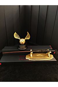 Harry Potter Golden Snitch Top Ve Standlı Asa Seti ürün fotoğrafı