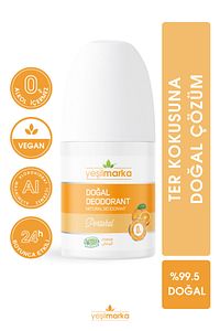 Doğal Roll-on Portakal Deodorant Ter Kokusu Önleyici Aluminyum Içermeyen Vegan Alkolsüz ürün fotoğrafı