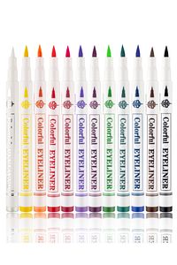 12 Renk Pen Eyeliner Seti ürün fotoğrafı