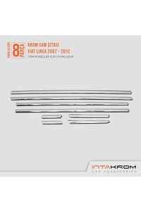 Fiat Linea Krom Cam Çıtası 8 Parça 2007-2012 ürün fotoğrafı