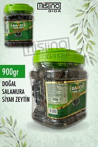 Doğal Salamura Siyah Zeytin 900 gram ürün fotoğrafı