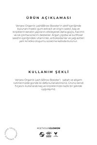 Organik Besleyici Kaş / Kirpik Güçlendirici Serum 5 ml ürün fotoğrafı