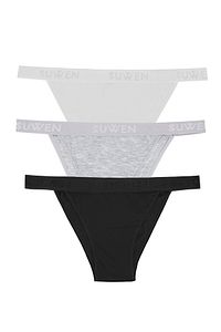 3 Lü Pamuklu Slip Külot ürün fotoğrafı