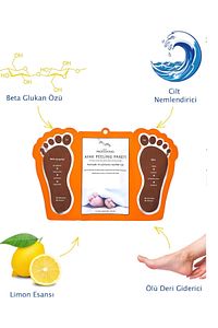 3'Lü Ayak Topuk Soyucu Çorap Maske Ölü Deri Soyan Ayak Çorabı Peeling Maskesi ürün fotoğrafı