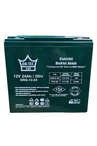 12v 24ah Elektrikli Motor Aküsü 2025 Üretim Tse Belgeli Ürün ürün fotoğrafı