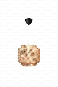Sinnerlig Bambu Avize 30cm - Iskandinav, Modern, Bohem, Rattan Avize, Aydınlatma ürün fotoğrafı