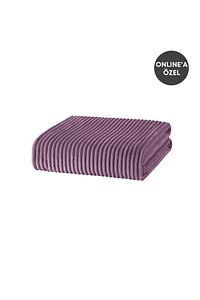 Holly Wellsoft Çift Kişilik Battaniye - Kül Moru ürün fotoğrafı