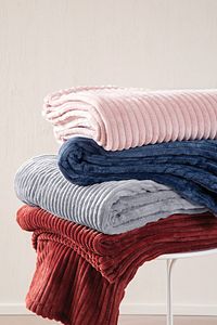 Holly Wellsoft Tek Kişilik Battaniye - Gri ürün fotoğrafı