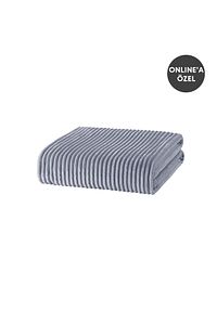 Holly Wellsoft Tek Kişilik Battaniye - Gri ürün fotoğrafı