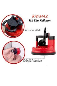 Profesyonel Şefler Için Vantuzlu Bıçak Bileyici A Kalite Ömürlük Bıçak Bileme Aleti, Knife Sharpener ürün fotoğrafı