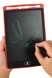 Dijital Kalemli Çizim Yazı Tahtası Not Yazma Eğitim Tableti Writing Tablet 8,5 Inç Kırmızı ürün fotoğrafı