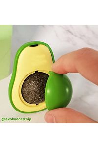 Avokado Catnip Avokado Kedi Çimi Topu Avokado Kedi Nanesi Oyuncağı ürün fotoğrafı