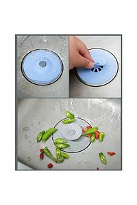 Lavabo Küvet Tıkacı 3 Adet Mutfak Banyo Gider Tıpası Kapağı Tıkaç Süzgeç ürün fotoğrafı