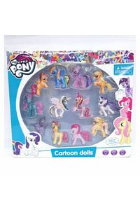 Oyuncak 12 Li Set Figür Oyuncak Pony Ler My Little Pony Oyuncakları 12li ürün fotoğrafı