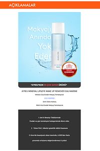 Çift Fazlı Hassas Göz&Dudak Makyaj Temizleyici 100ml Mineral Lip&Eye Remover(Eau-Marine) ürün fotoğrafı