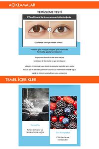 Çift Fazlı Hassas Göz&Dudak Makyaj Temizleyici 100ml Mineral Lip&Eye Remover(Eau-Marine) ürün fotoğrafı
