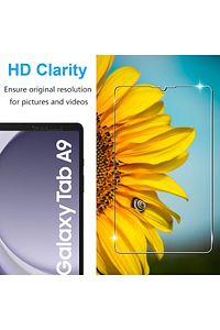 Samsung Galaxy Tab A9 8.7 inç Ekran Koruyucu Şeffaf Cam Nano Esnek Kırılmaz Ekran Camı Tam Uyumlu ürün fotoğrafı