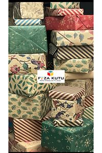 Paket Kağıdı Kraft Kağıt Ambalaj Kağıdı Hediye Kağıdı Yılbaşı Çeyiz Paketleme Kağıt 70x100 (10 ADET) ürün fotoğrafı