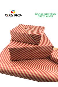 Paket Kağıdı Kraft Kağıt Ambalaj Kağıdı Hediye Kağıdı Yılbaşı Çeyiz Paketleme Kağıt 70x100 (10 ADET) ürün fotoğrafı