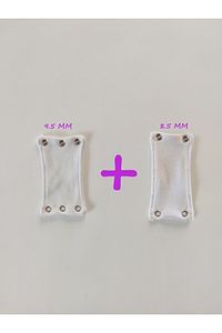 %100 Organik Bebek Body Zıbın Uzatma ve Büyütme Aparatı 3 ve 2 Çıtçıtlı ürün fotoğrafı