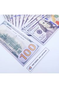 Geçersiz Şaka Düğün Parası Sahte Para 100 Adet Oyun Parası 100 Dolar ürün fotoğrafı