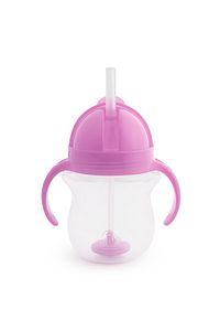 Tıklama Kilitli Uçlu Pipetli Alıştırma Bardağı, 6ay 207ml Mor ürün fotoğrafı