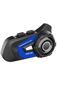 Kn6100 Motosiklet Kask Interkom Bluetooth Intercom Kulaklık Seti Mavi ürün fotoğrafı