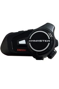 Kn2200 Motosiklet Kask Interkom Bluetooth Intercom Kulaklık Seti Siyah ürün fotoğrafı