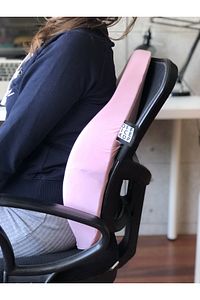 Officekup X-Large Visco Bel Destek Gamer Oyuncu Koltuk Yastığı- Pembe Girlboss ürün fotoğrafı