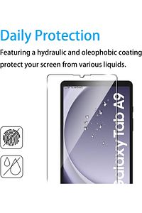 Samsung Galaxy Tab A9 8.7 inç Ekran Koruyucu Şeffaf Cam Nano Esnek Kırılmaz Ekran Camı Tam Uyumlu ürün fotoğrafı