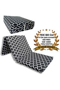 Katlanır Yer Yatağı Ve Tek Kişilik Sünger Katlanır Minder Yatak 70x180 Cm 6 Cm Büyük Karaçatı ürün fotoğrafı