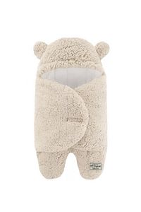 0-4 Ay Bebek Dış Kundak Uyku Tulumu Kıvırcık Wellsoft Peluş Bej ürün fotoğrafı