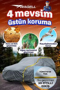 Fiat Tofaş Doğan Şahin Uyumlu Lüks Araba Brandası Miflonlu Branda Oto Çadır Örtü ürün fotoğrafı