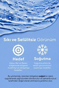 Selülit ve Çatlak Karşıtı Bölgesel İncelme ve Sıkılaştırıcı Jel (Soğuk Lipoliz) 250 ml ürün fotoğrafı