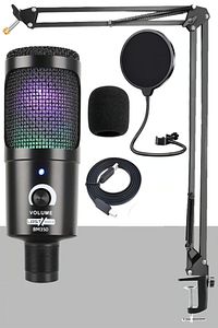 Bm350 Sta Rgb Usb Canlı Yayın Ve Oyuncu Youtuber Mikrofonu Kayıt Tiktok Twitch Canlı Yayın ürün fotoğrafı
