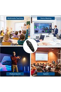 Lazer Sunum Kumandası Kablosuz Sunum Kalemi Powerpoint Slayt Atlatıcı Presenter ürün fotoğrafı