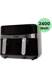 Wiami Air Fryer 9 Litre Siyah Çift Sepetli Akıllı Fritöz ürün fotoğrafı