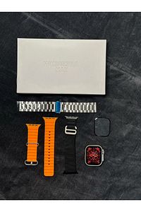 Gerçek 49mm Hw8 Pro Ultra Max Watch 8 Ultra 2.05 Hd Ekran Kordon Kilitli ürün fotoğrafı