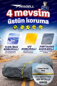 Fiat Tofaş Doğan Şahin Uyumlu Lüks Araba Brandası Miflonlu Branda Oto Çadır Örtü ürün fotoğrafı