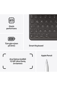 iPad 9. Nesil 64 GB 10.2" Wi-Fi Uzay Grisi Tablet (Apple Türkiye Garantili) ürün fotoğrafı