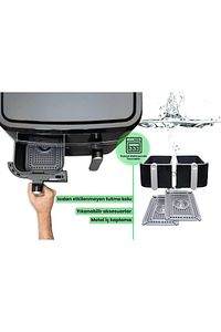 Wiami Air Fryer 9 Litre Siyah Çift Sepetli Akıllı Fritöz ürün fotoğrafı